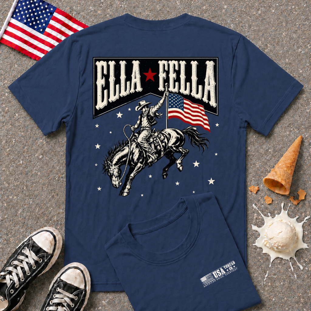 "Ella Fella" Americana Tee - Back Design