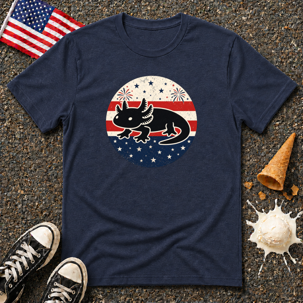 Patriotic Axolotl Tee