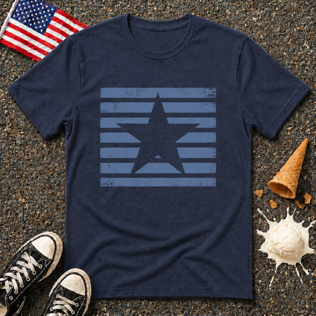Striped Star Vintage Tee