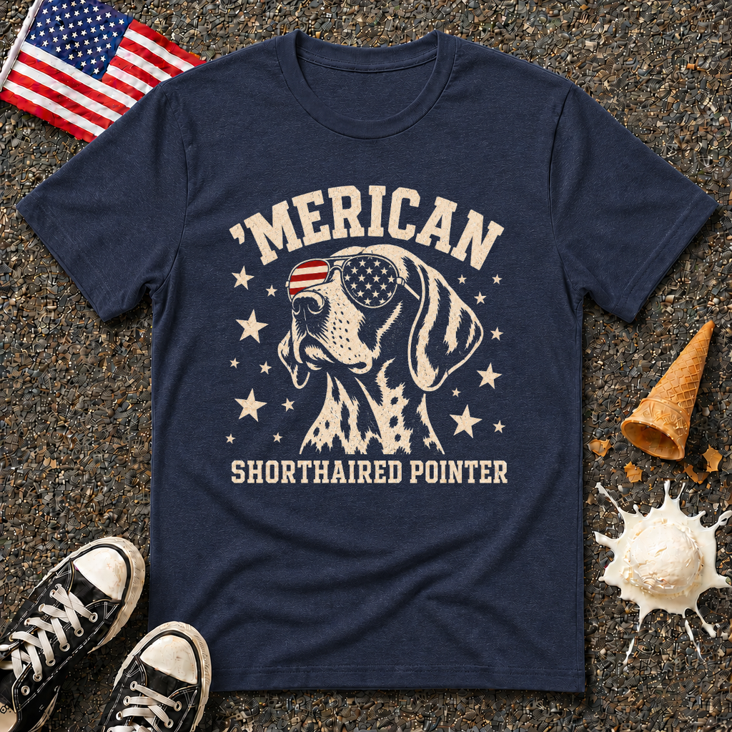 "’Merican Shorthaired Pointer" Tee