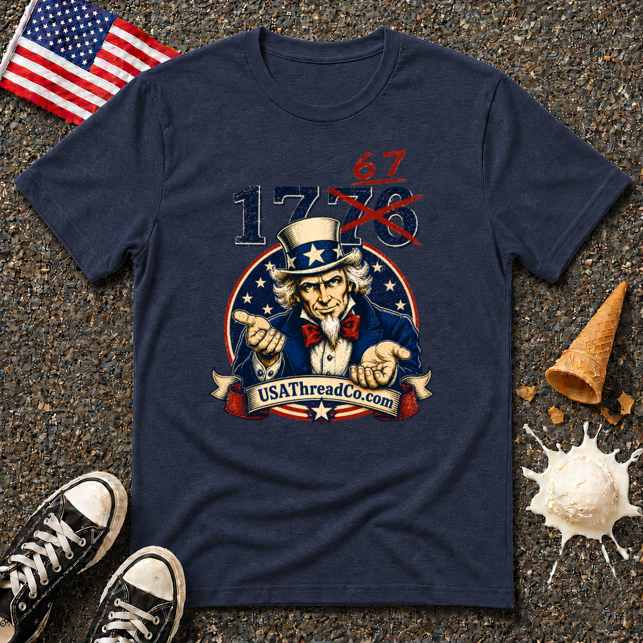 "6-7" Patriotic Tee