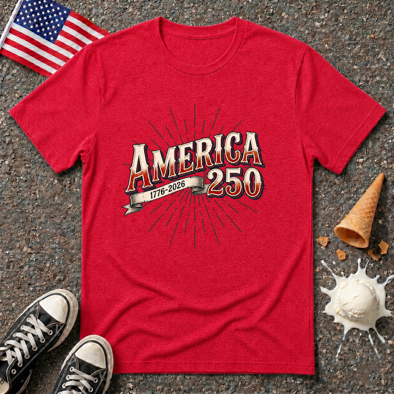 America 250 Vintage Tee
