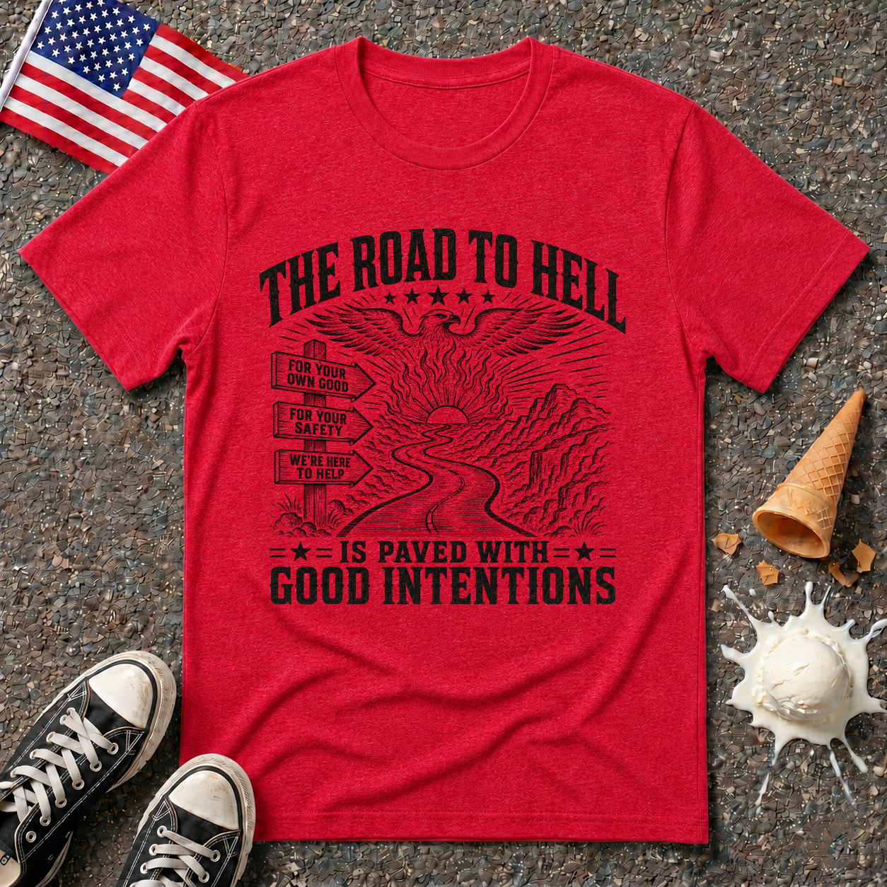 "Road to Hell" Tee