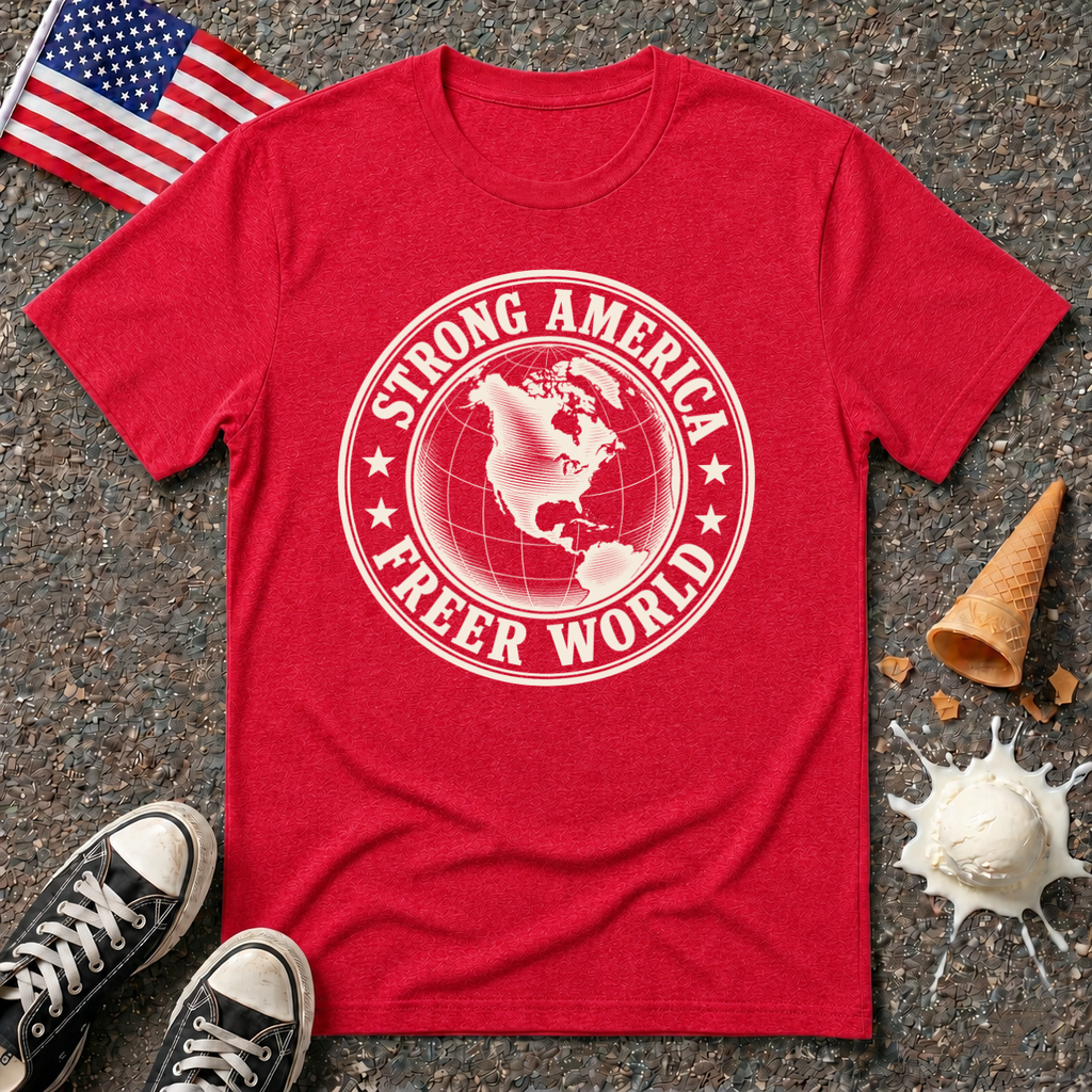 "Strong America, Freer World" Tee
