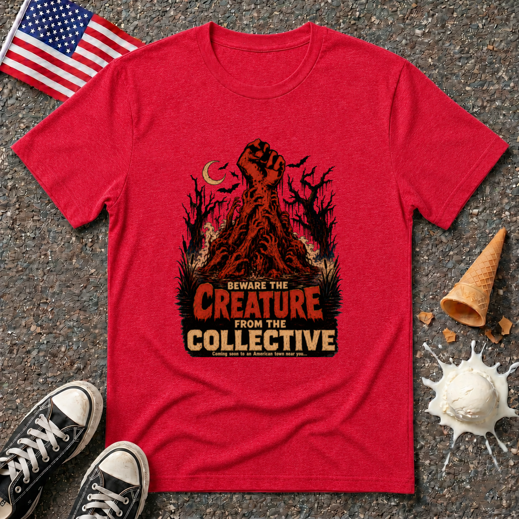 "Beware the Creature from the Collective" Horror Tee