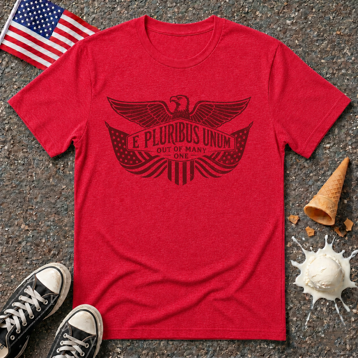 "E Pluribus Unum" Vintage Tee