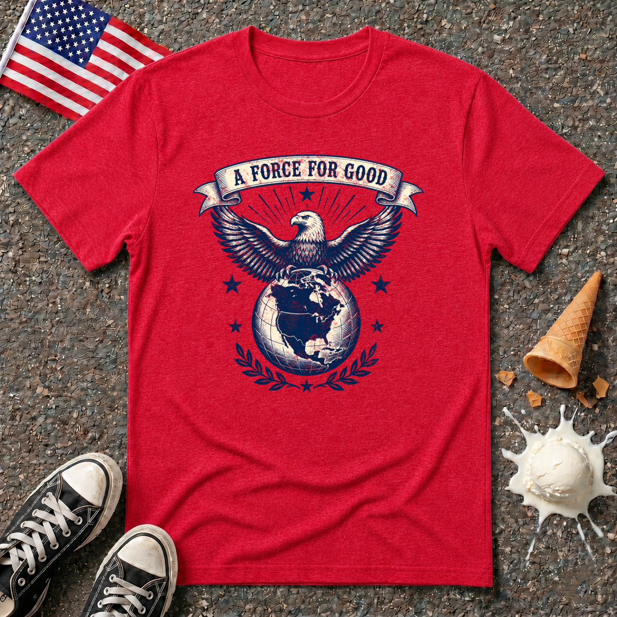 "A Force for Good" Vintage Tee