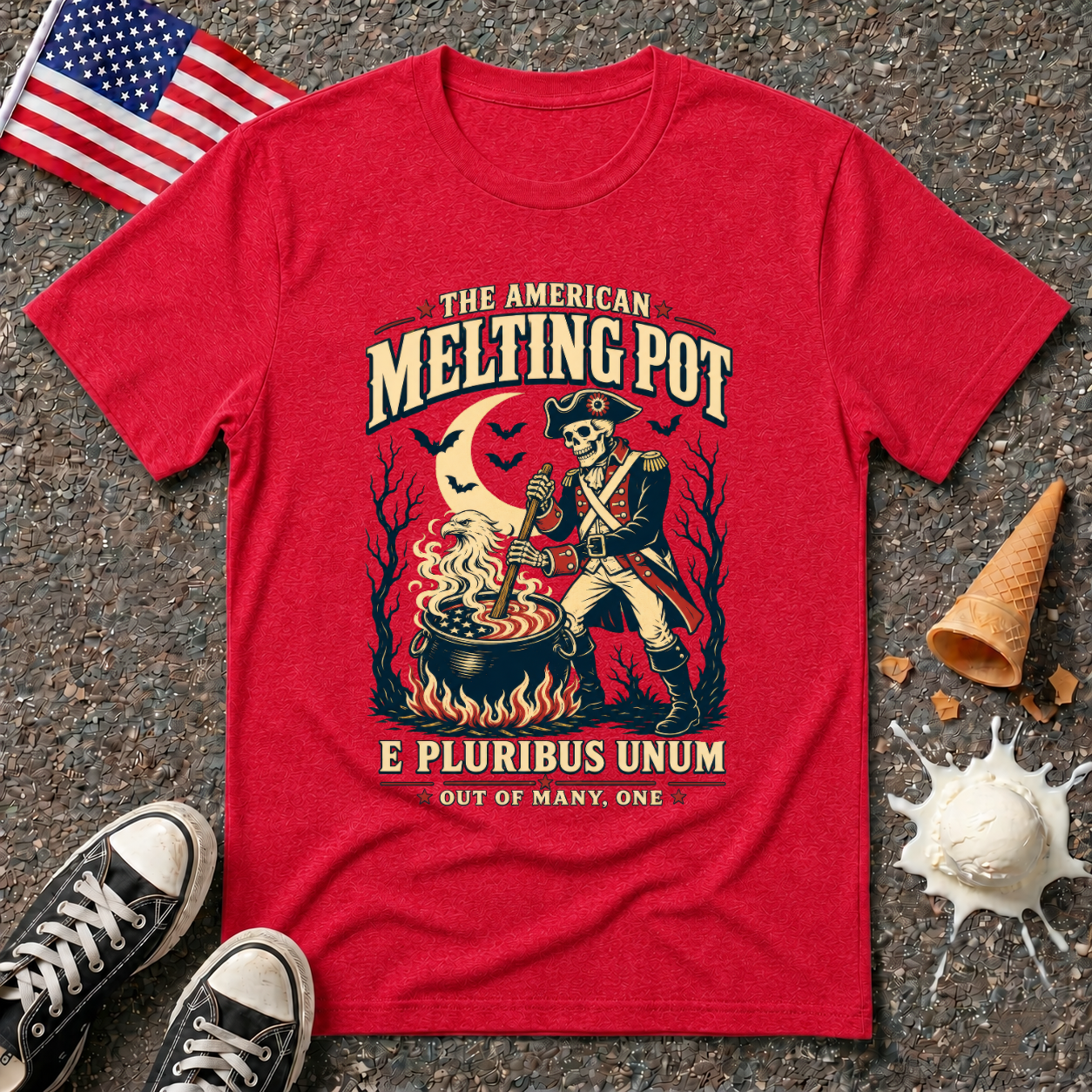 "The American Melting Pot" Halloween Tee