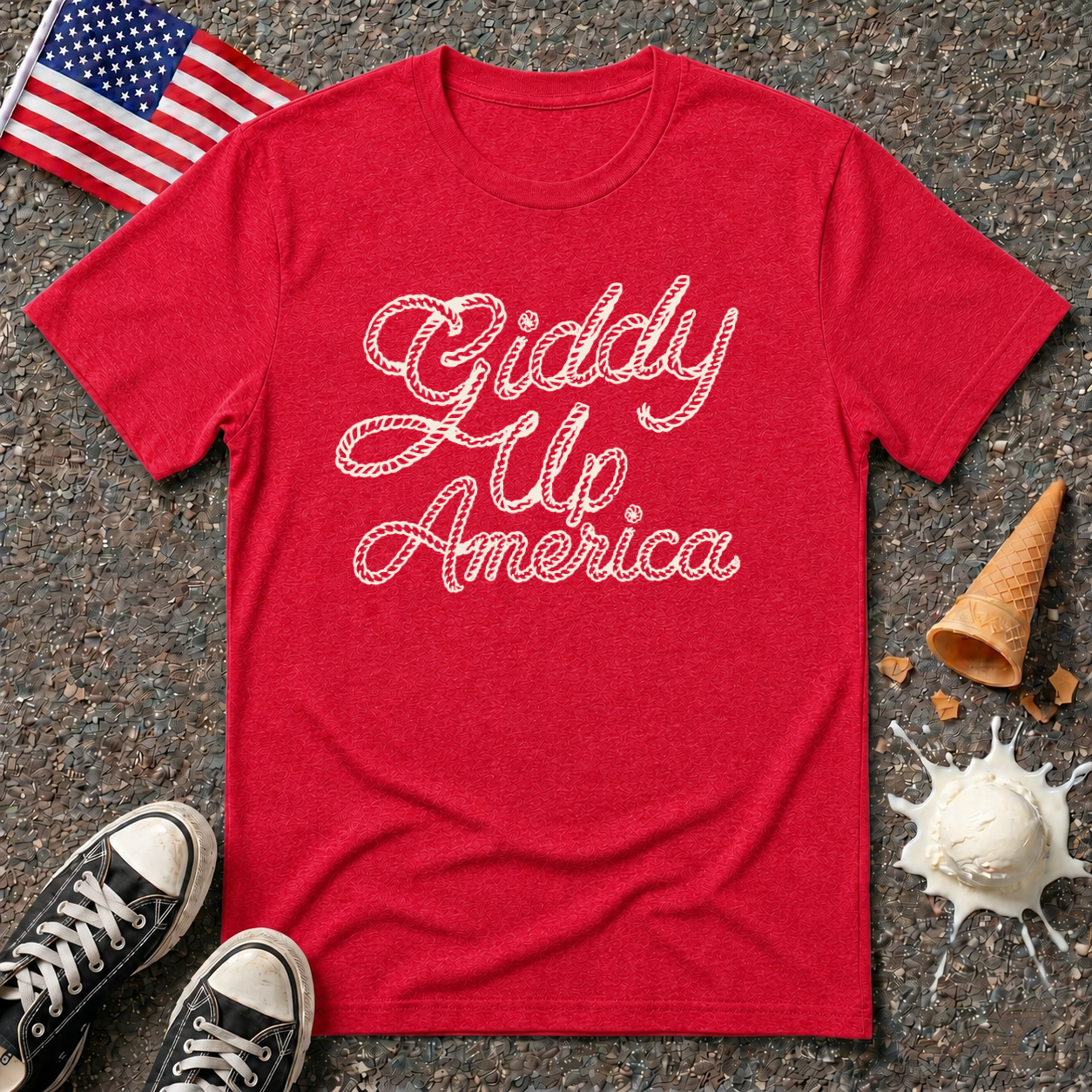 "Giddy Up America" Tee