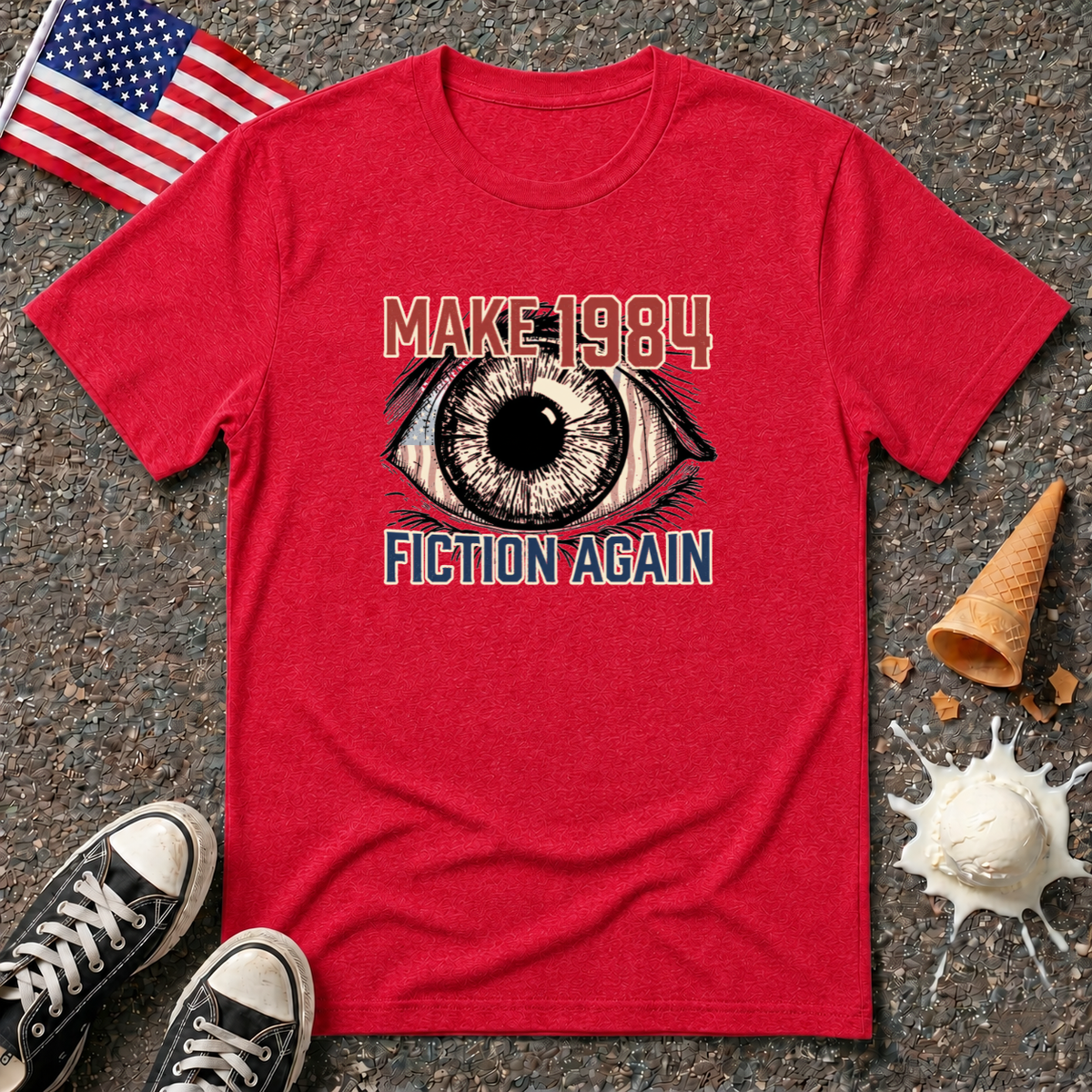 "Make 1984 Fiction Again" Tee