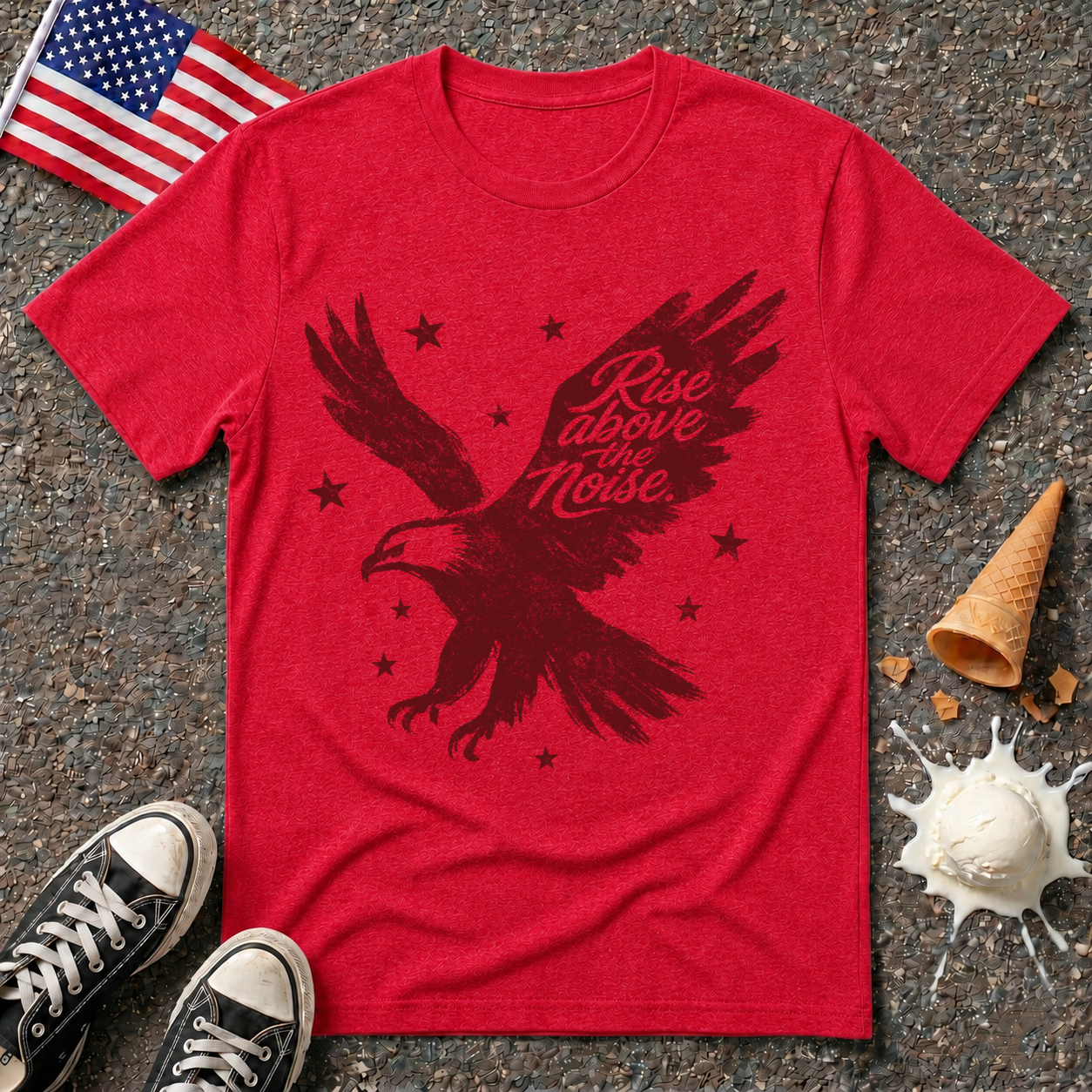 "Rise Above the Noise" Vintage Tee