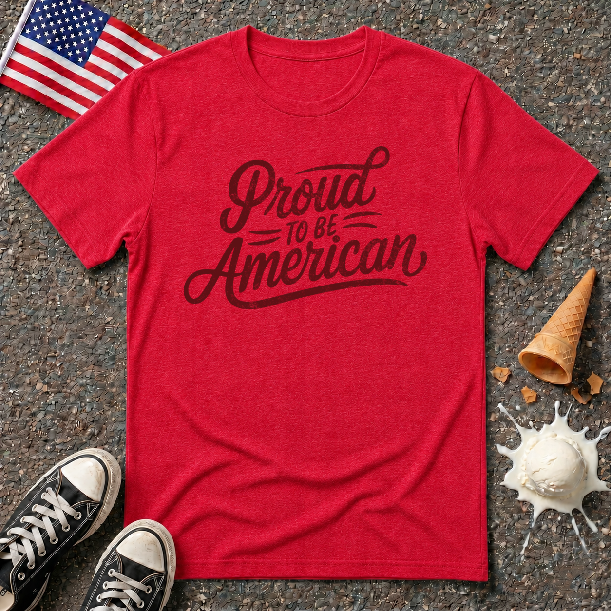 "Proud to Be American" Tee