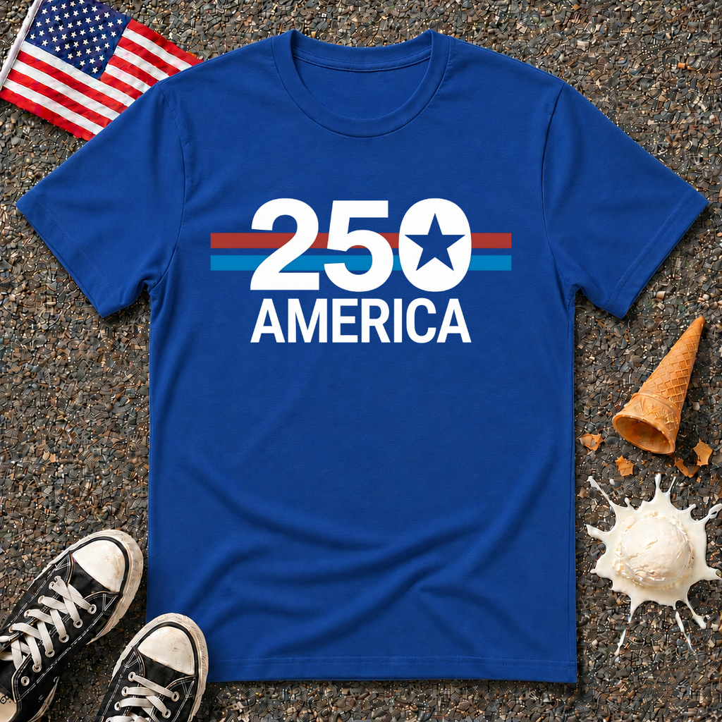 "250 America" Retro Tee