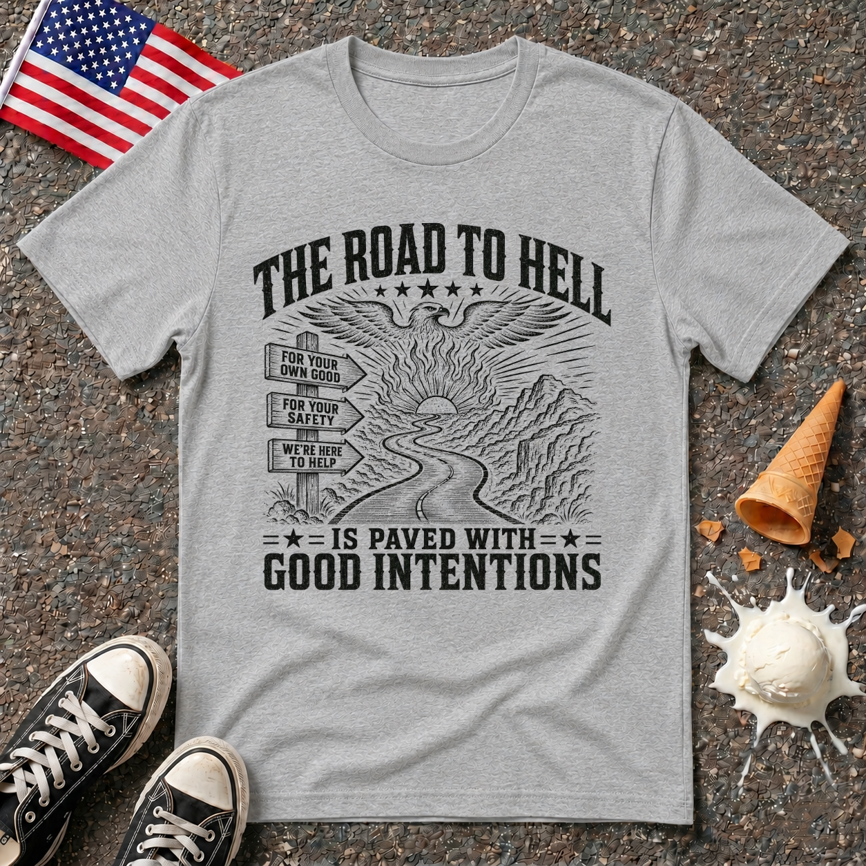 "Road to Hell" Tee