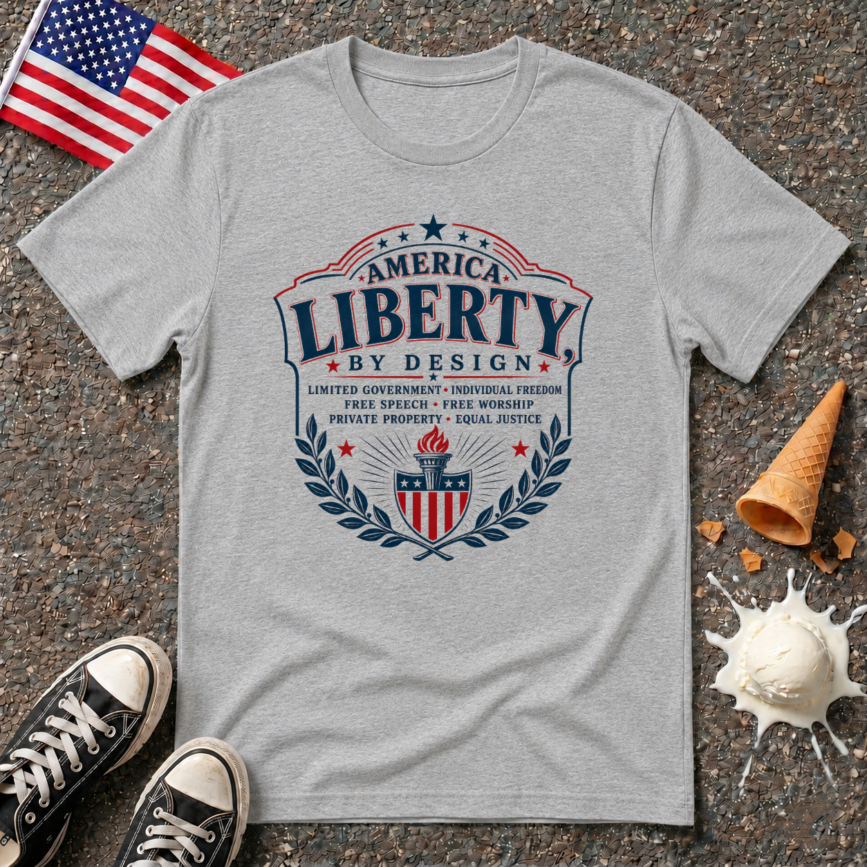"Liberty By Design" Tee