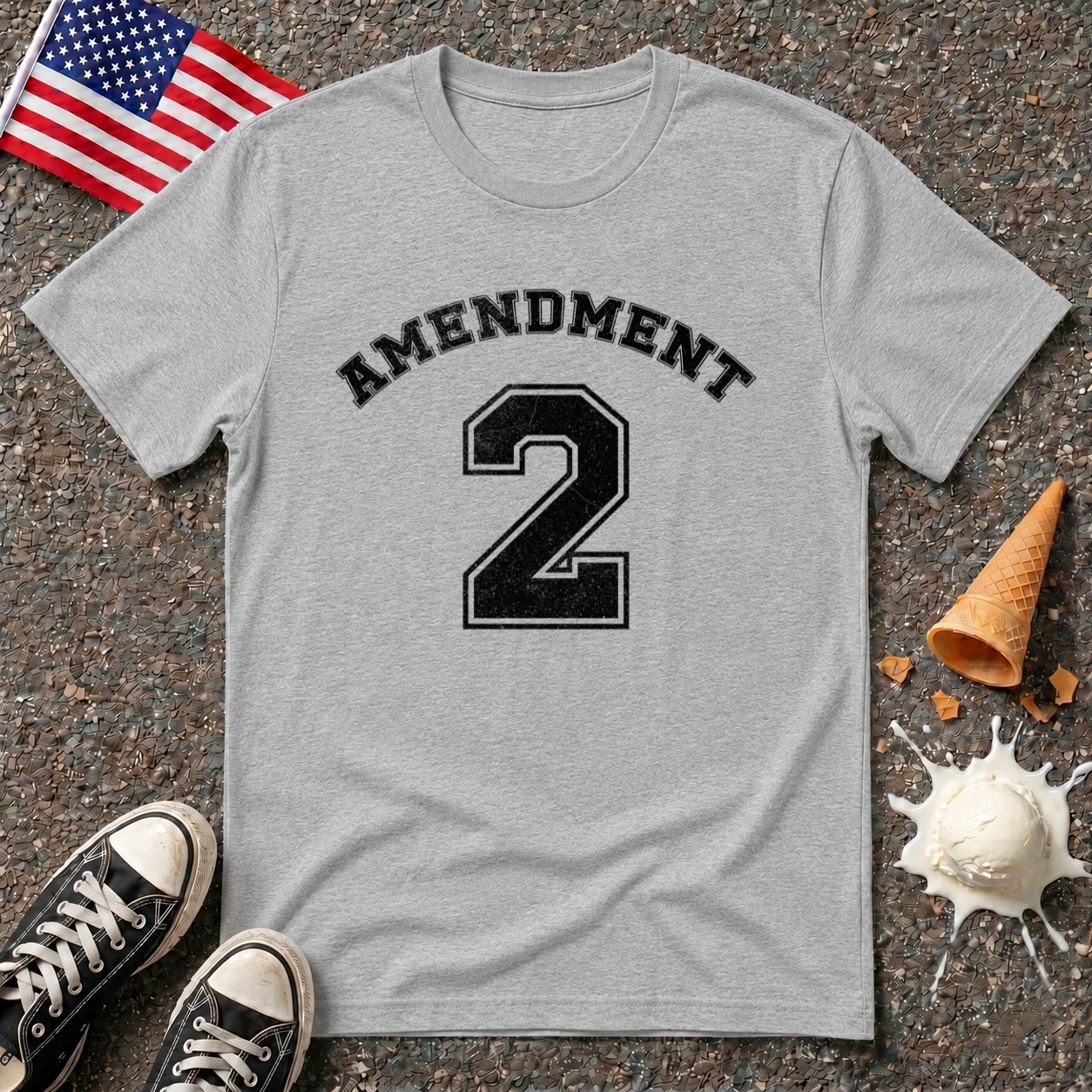 "Amendment 2" Vintage Tee