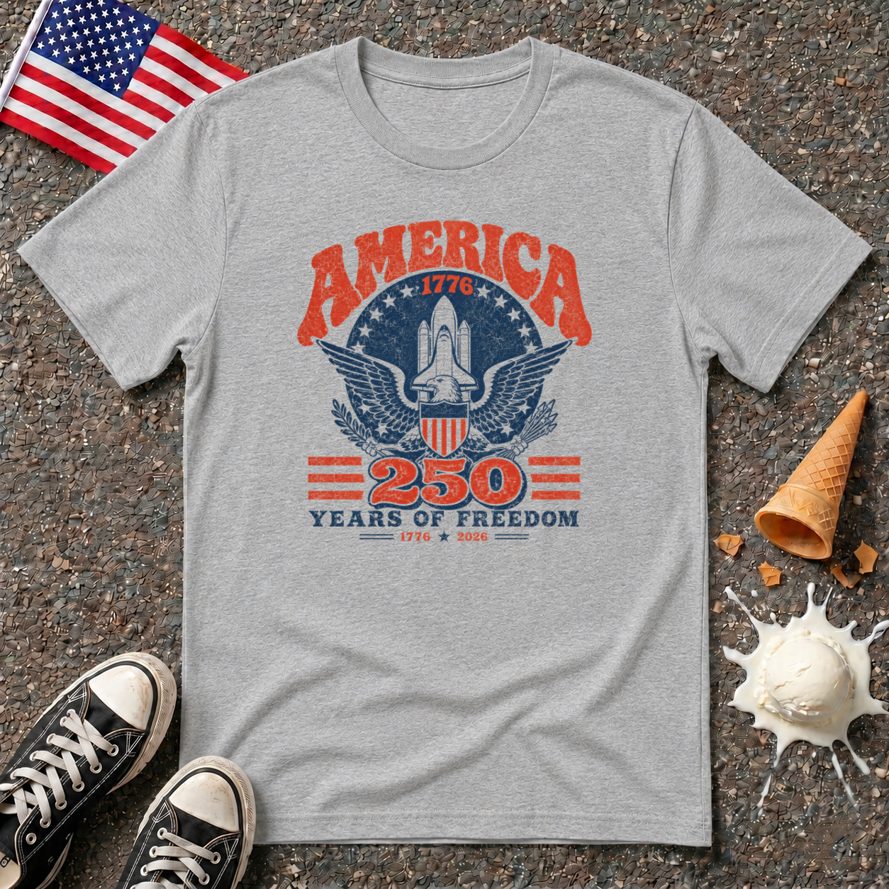 "America 250" Vintage Tee