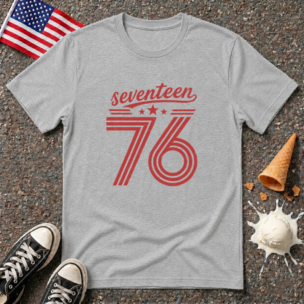 "Seventeen 76" Retro Tee