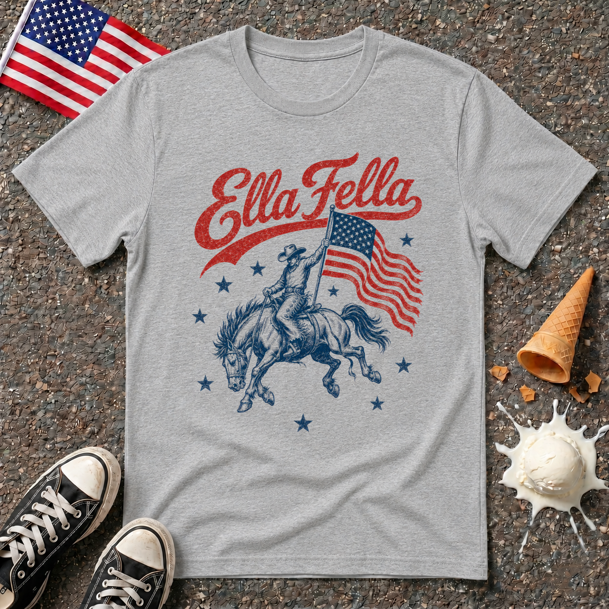 "Ella Fella" Americana Tee