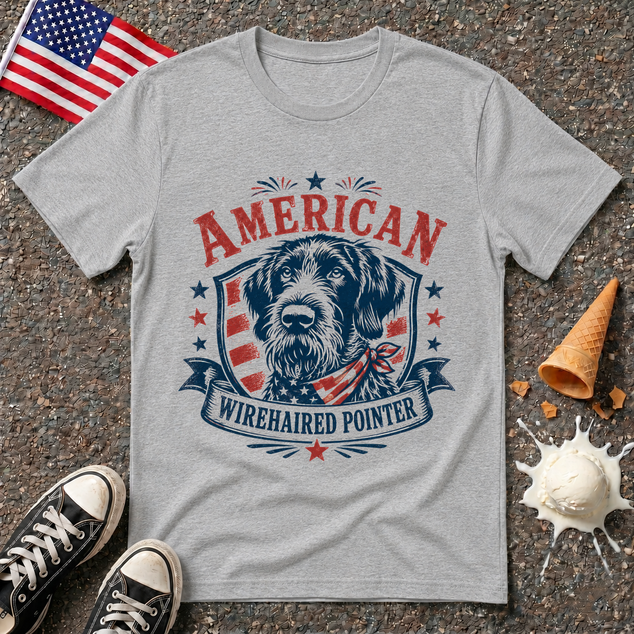 "American Wirehaired Pointer" Tee