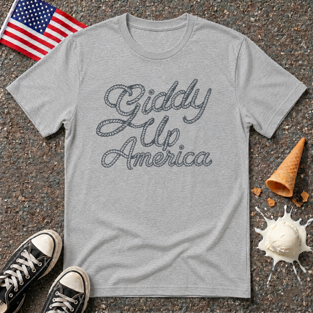 "Giddy Up America" Tee