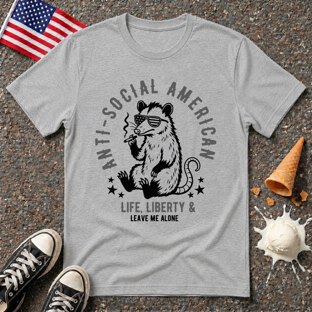 "Anti-Social American" Vintage Tee