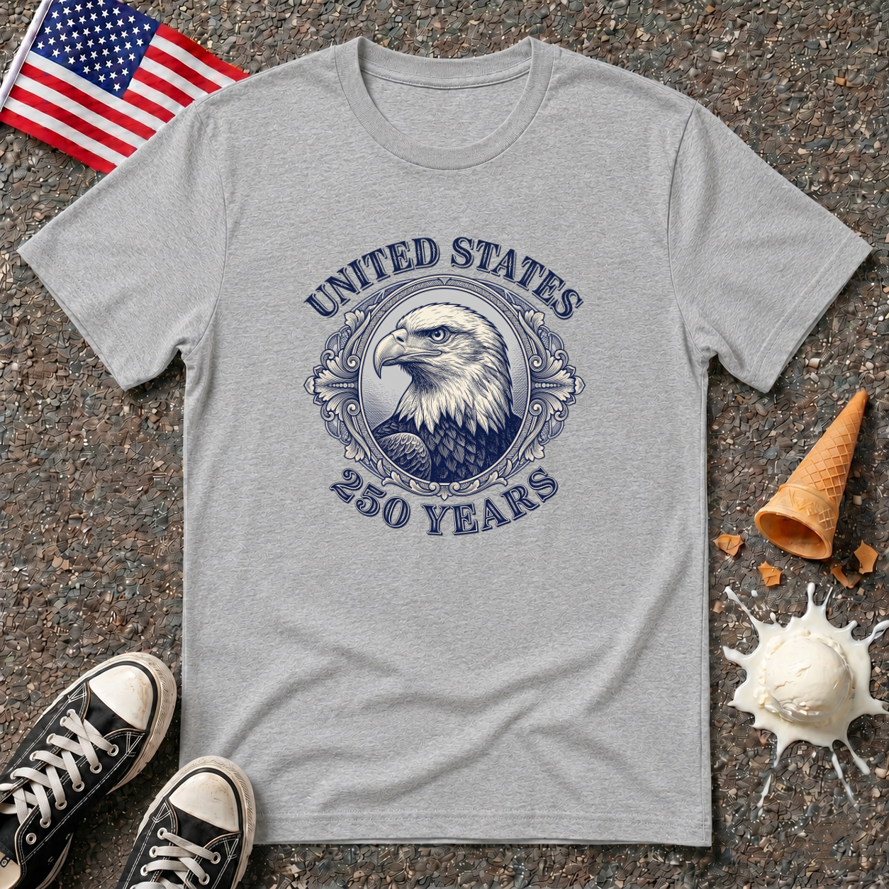 250 Years Eagle Head Tee