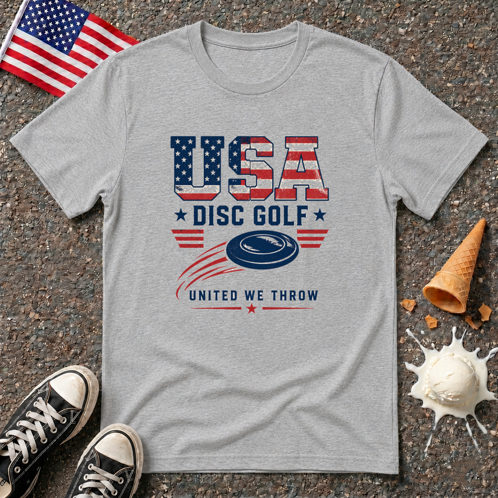 "USA Disc Golf" Tee