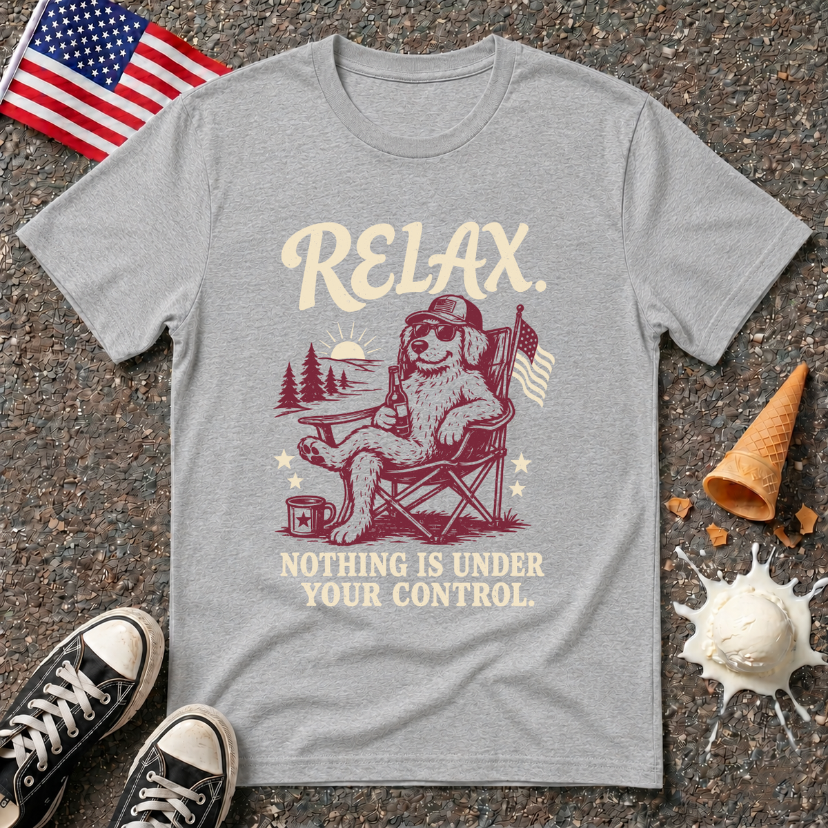 "RELAX. Nothing Is Under Your Control" Tee