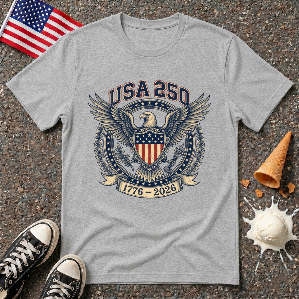 USA 250 Eagle Emblem Tee