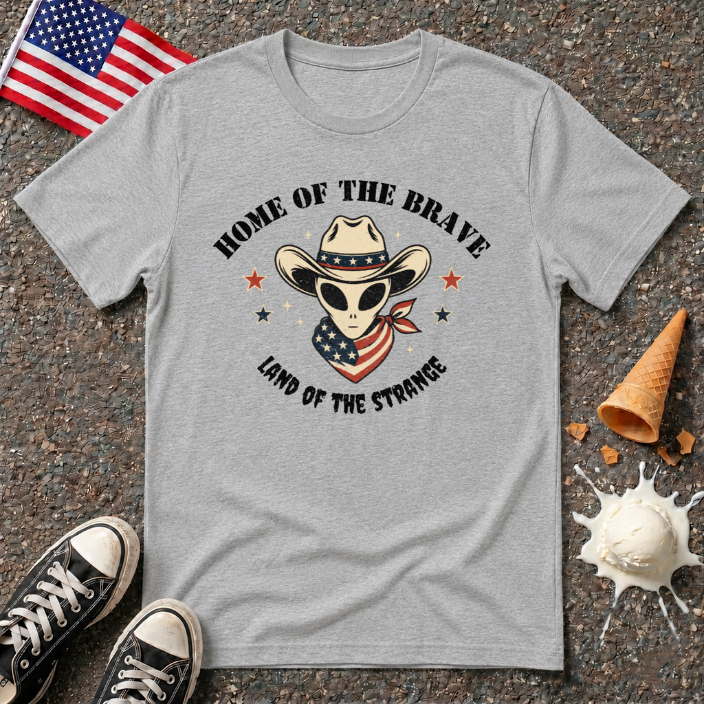 "Home of the Brave" Alien Tee