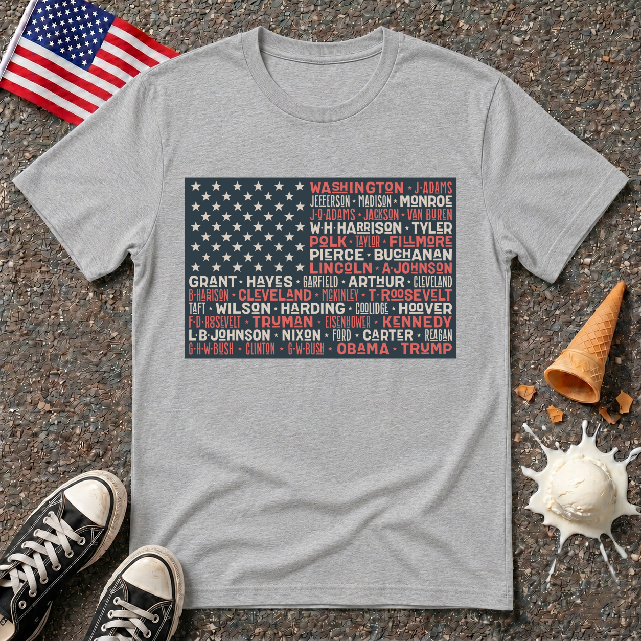 Presidential Names Tee