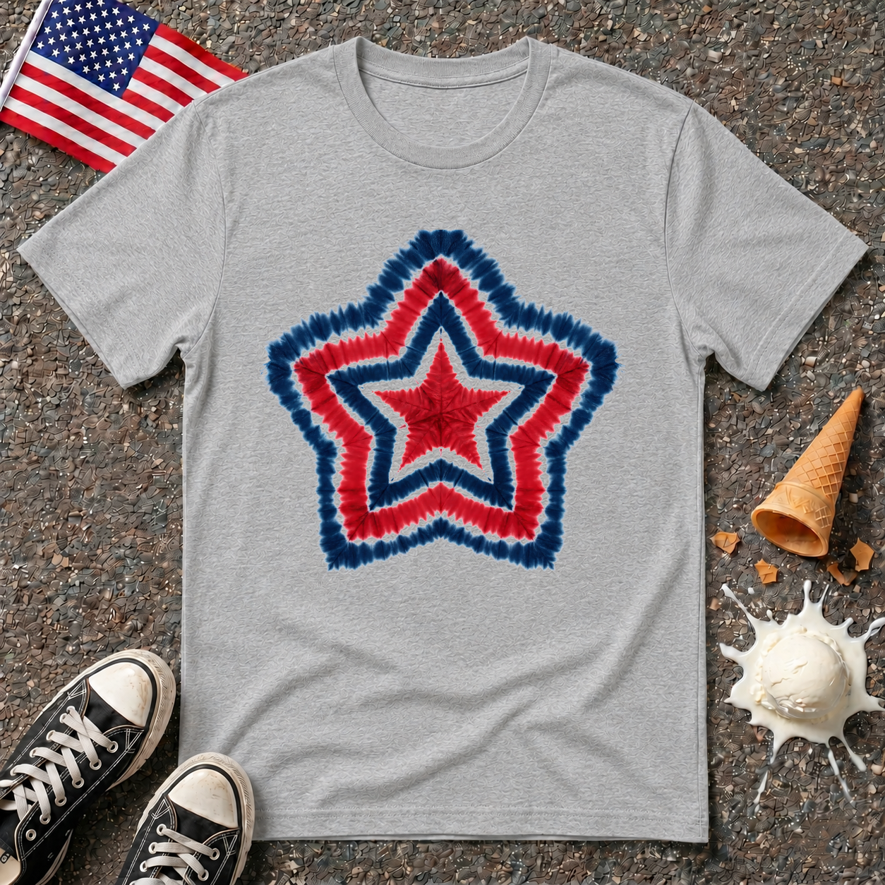 Star Tie-Dye Tee