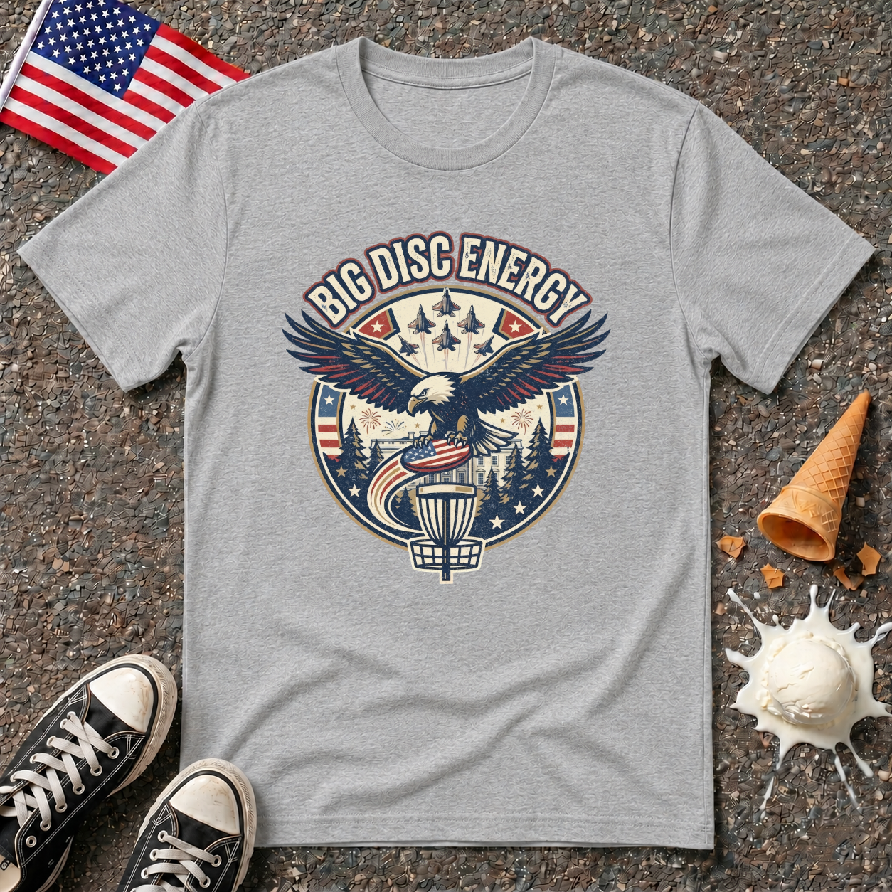 "Big Disc Energy" Vintage Tee
