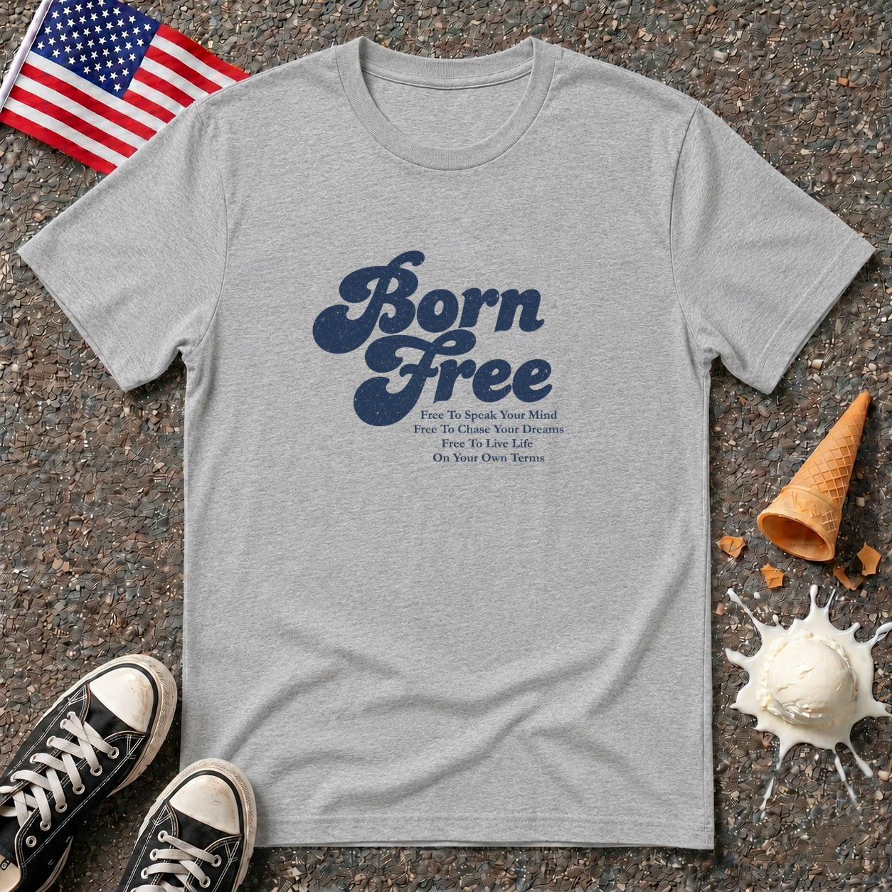 "Born Free" Vintage Tee