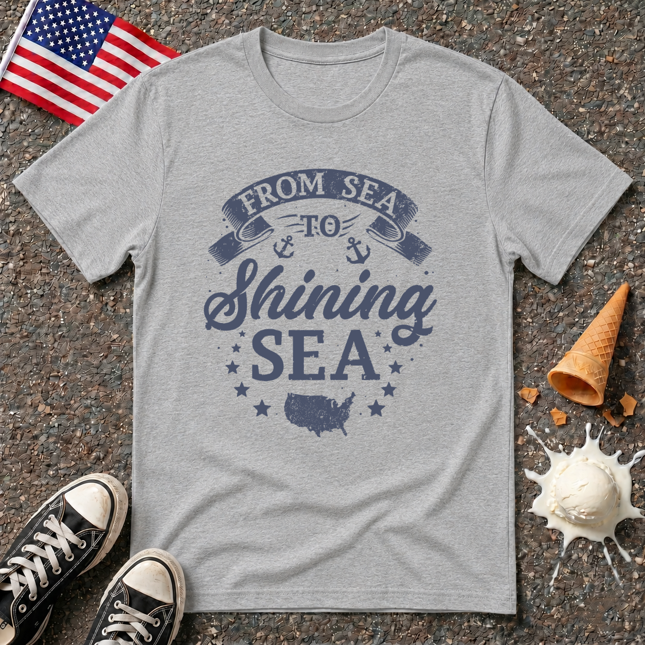 "From Sea to Shining Sea" Vintage Tee