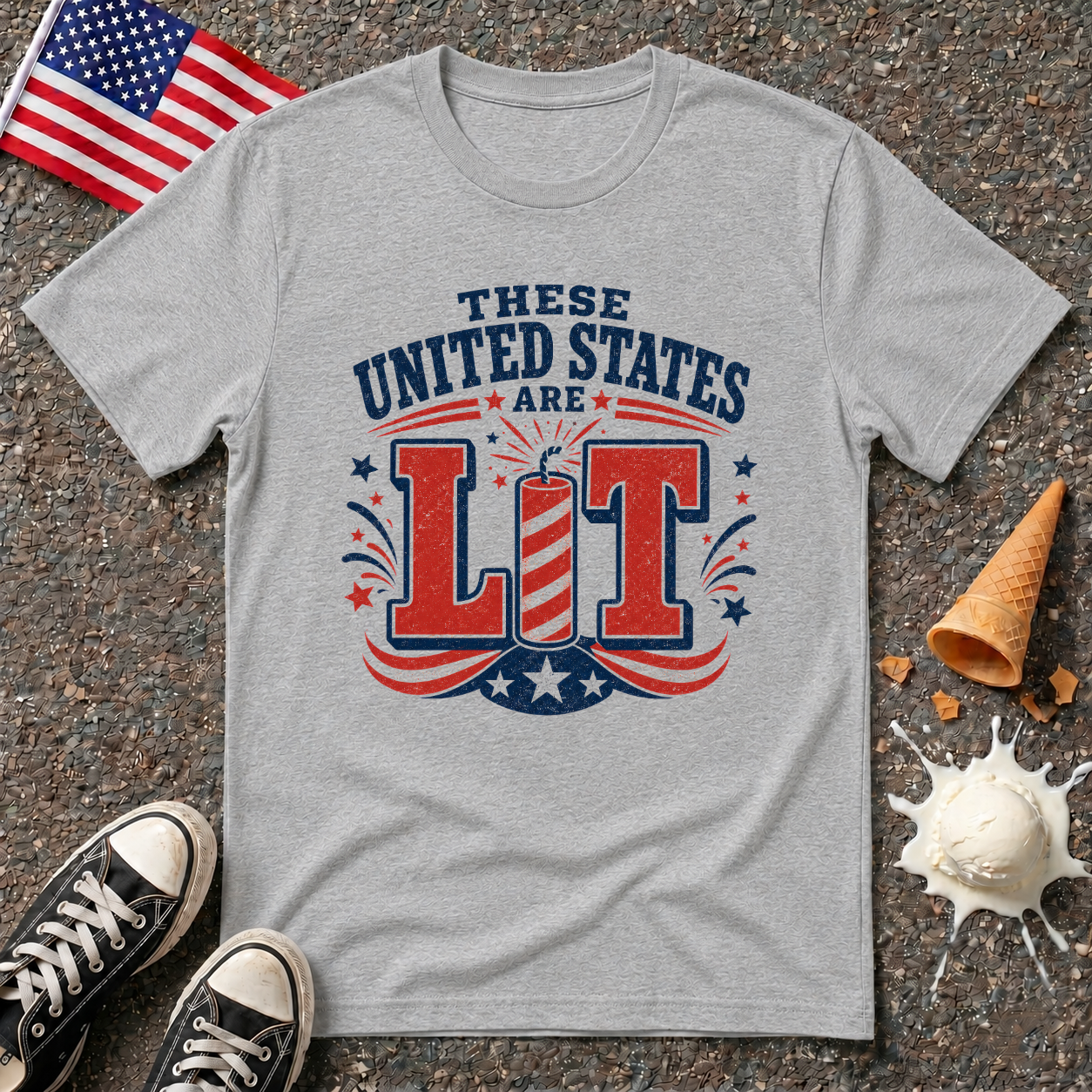 "These United States Are Lit" Tee