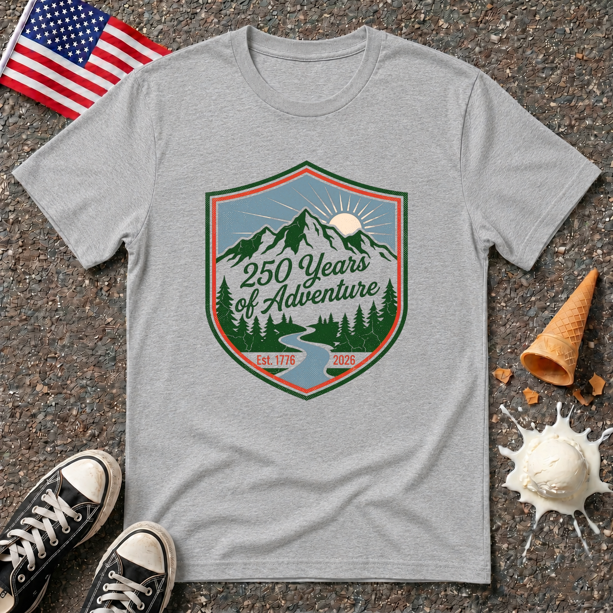 "250 Years of Adventure" Tee