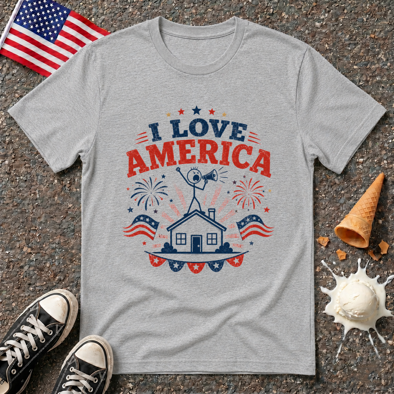 "I Love America" Tee