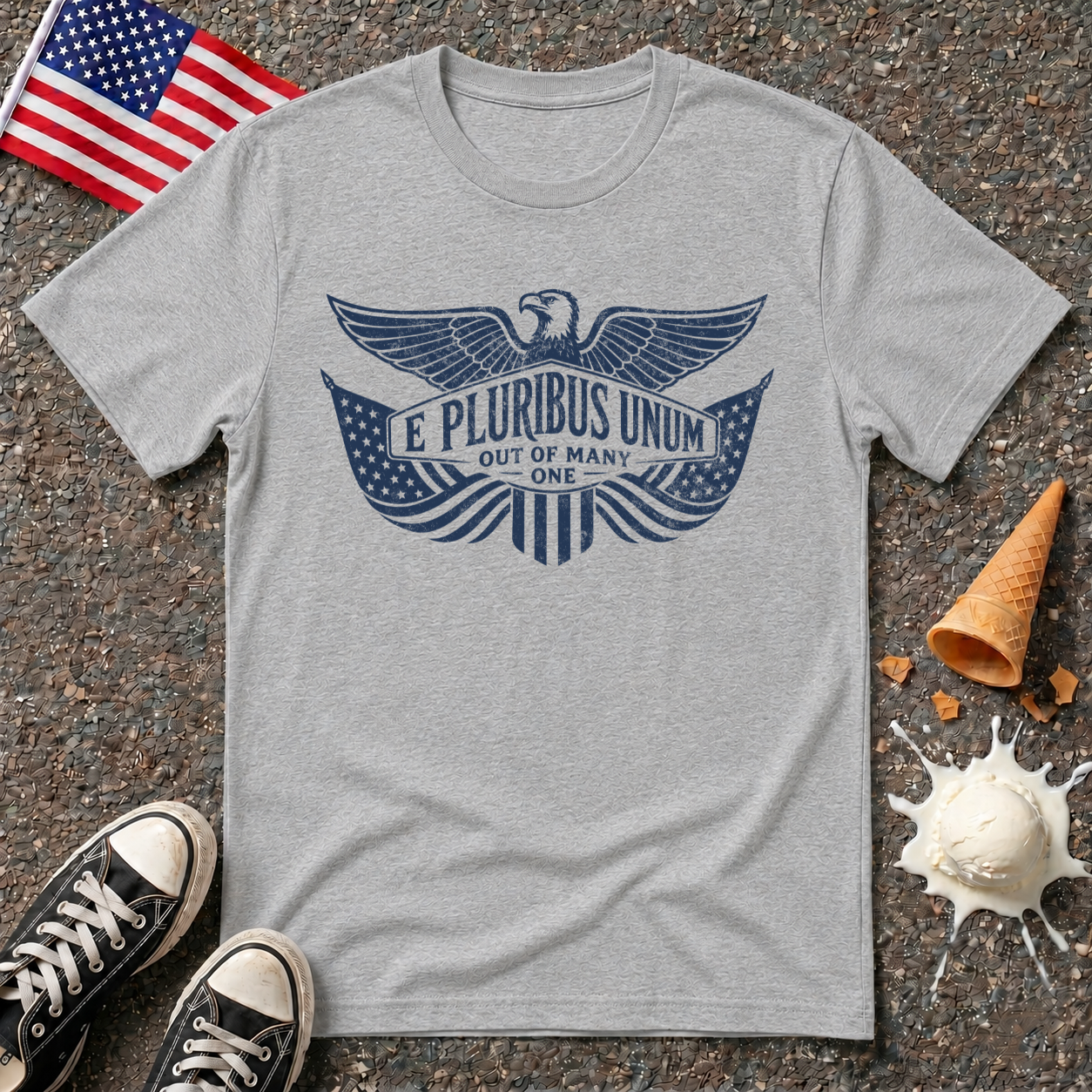 "E Pluribus Unum" Vintage Tee