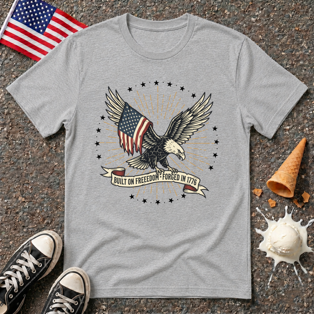 "Built on Freedom" Vintage Tee