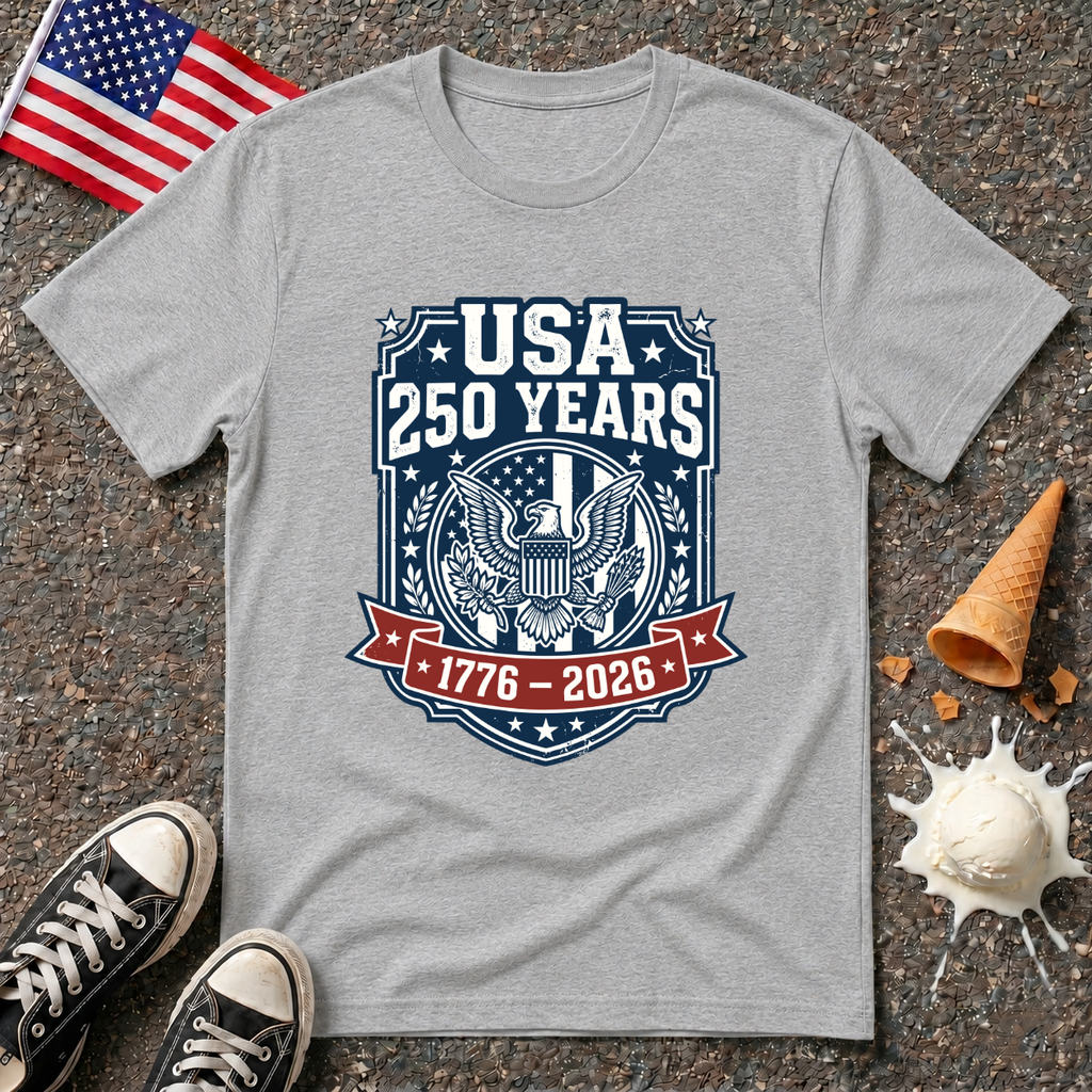 USA 250 Badge Tee