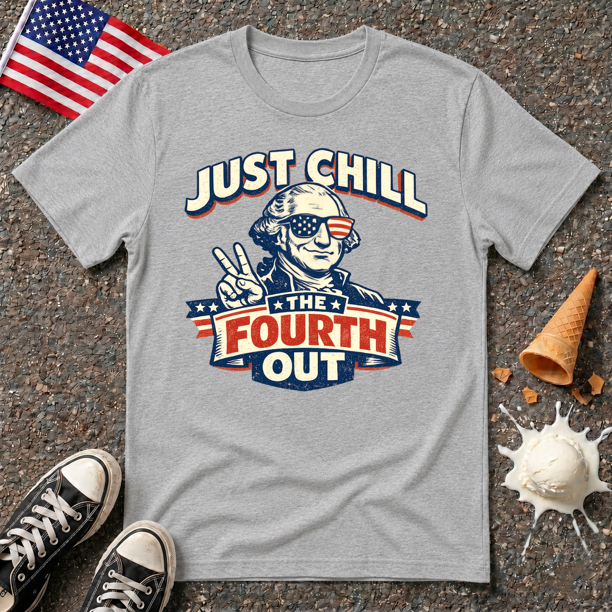 "Just Chill the Fourth Out" Tee
