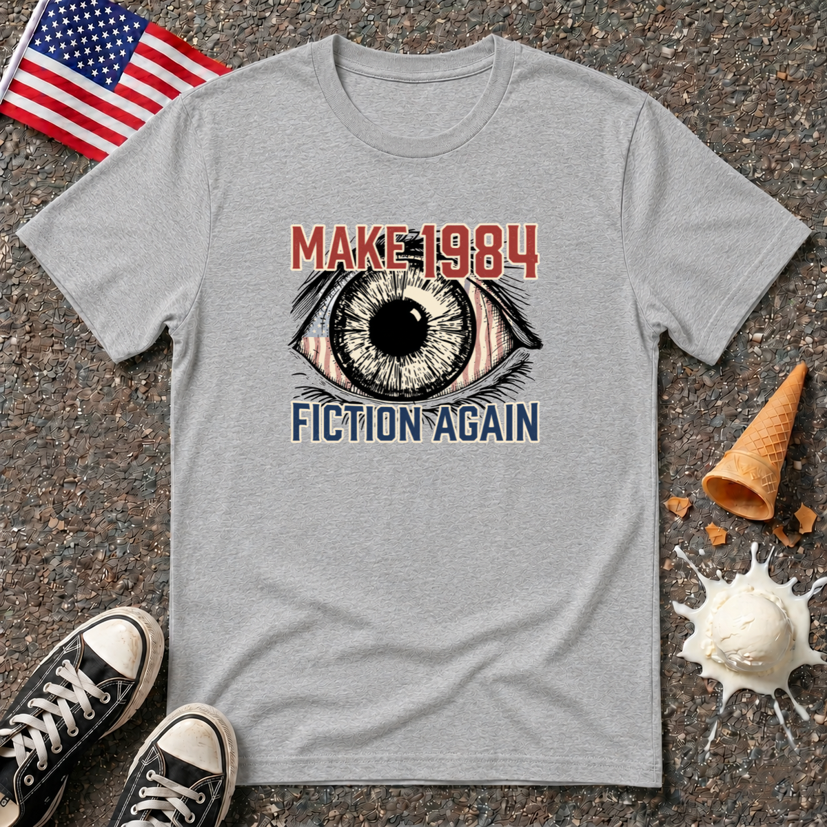 "Make 1984 Fiction Again" Tee