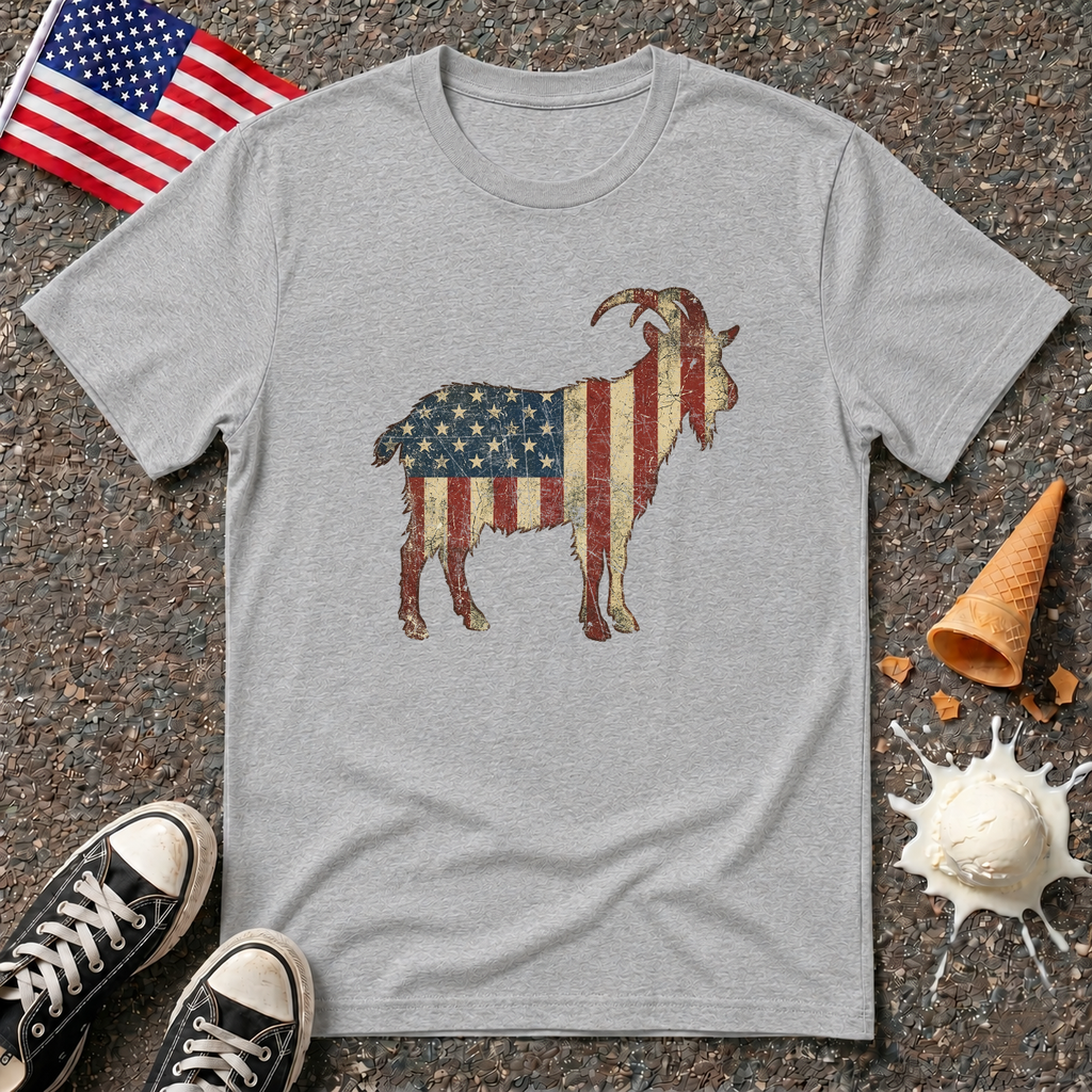 Patriotic Goat Tee