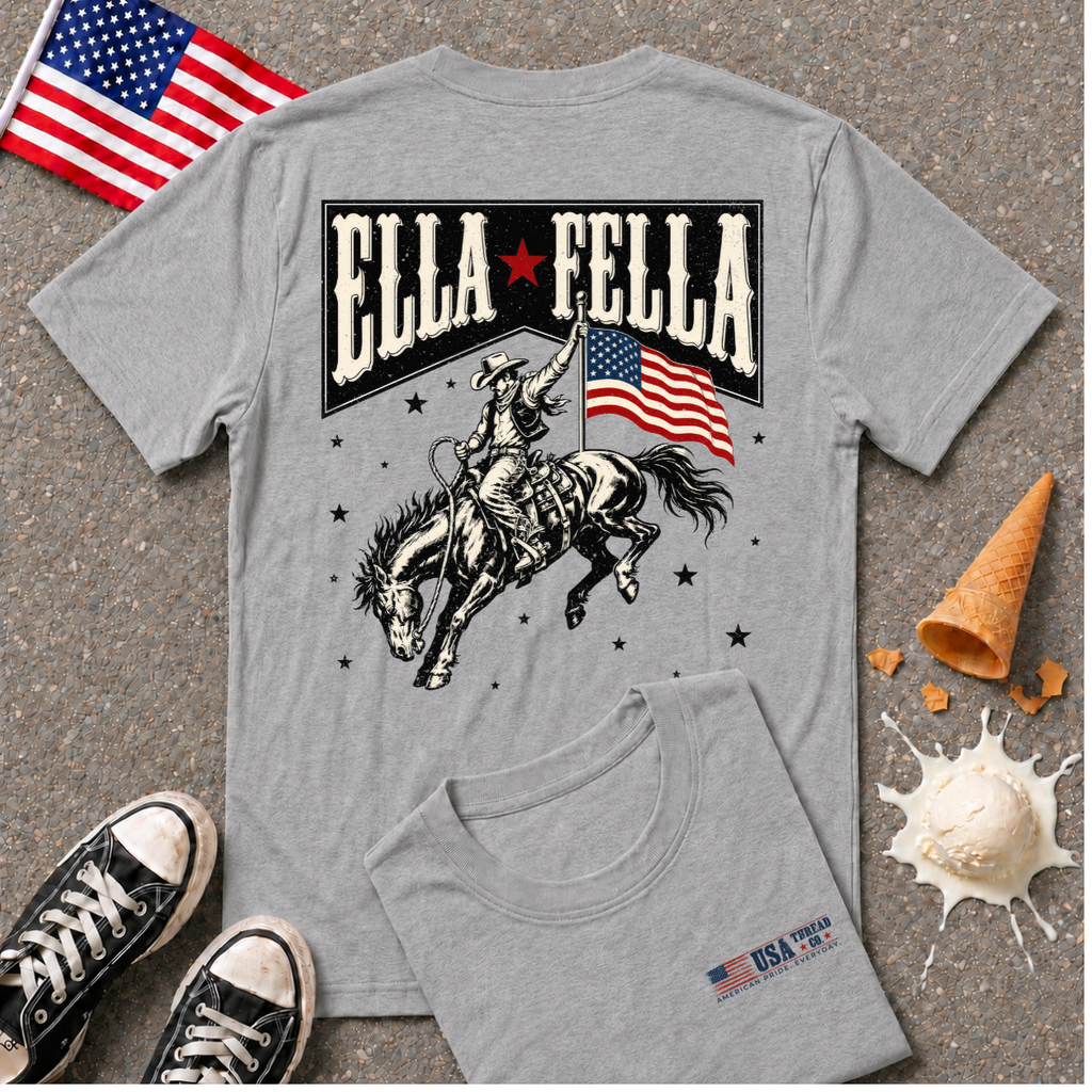 "Ella Fella" Americana Tee - Back Design