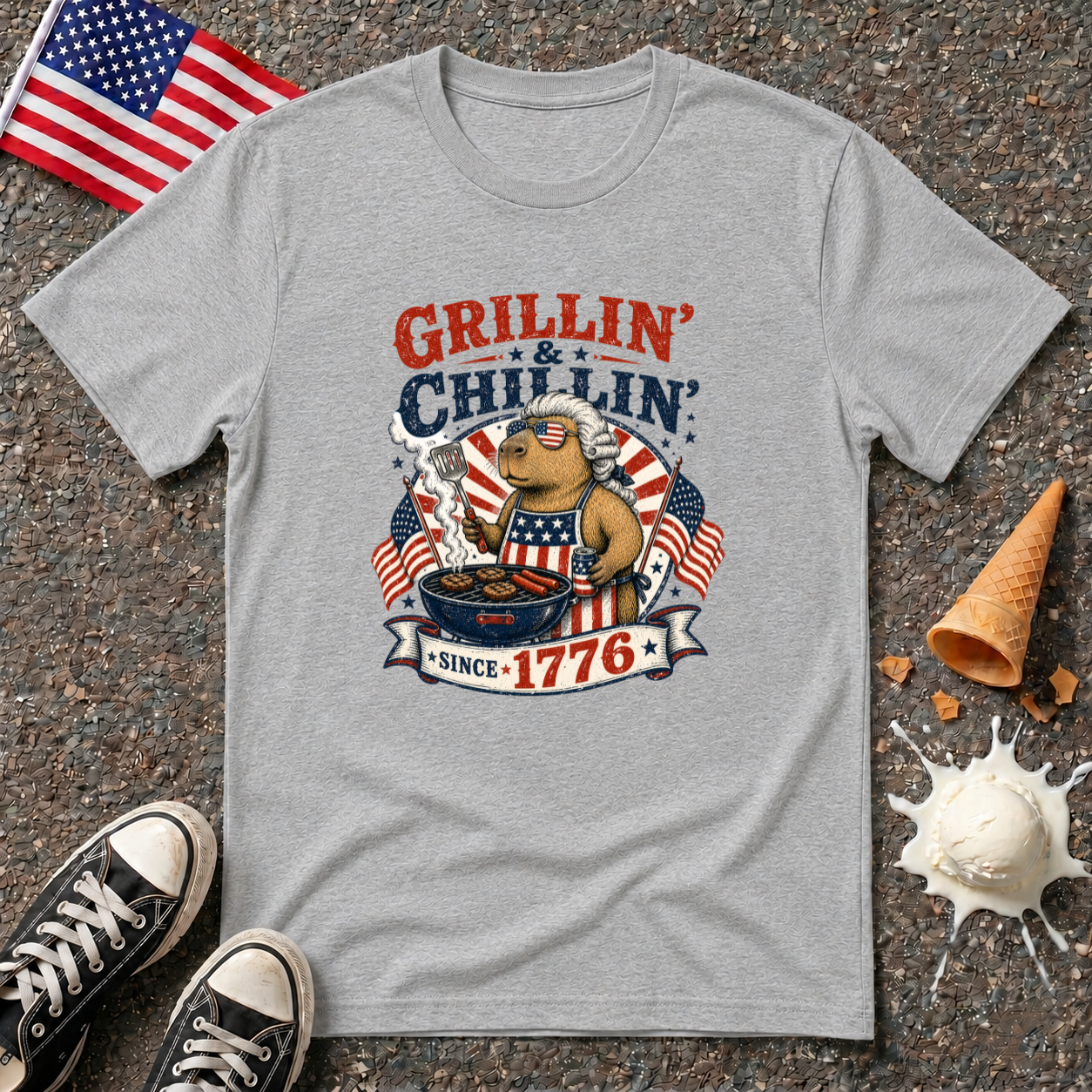 "Grillin' & Chillin" Tee