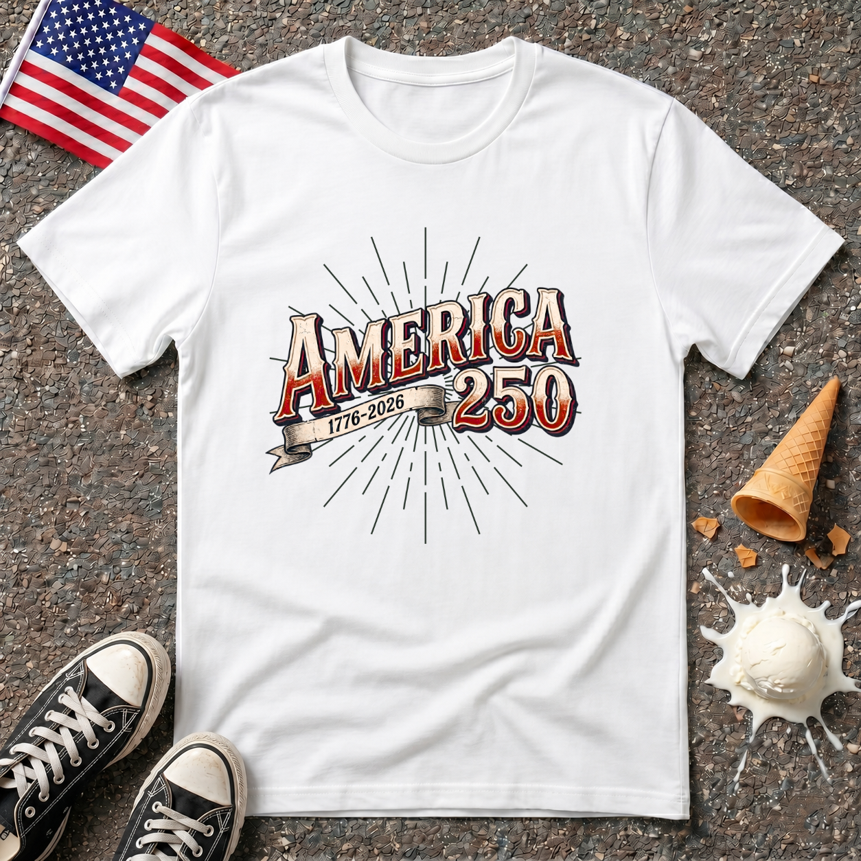 America 250 Vintage Tee