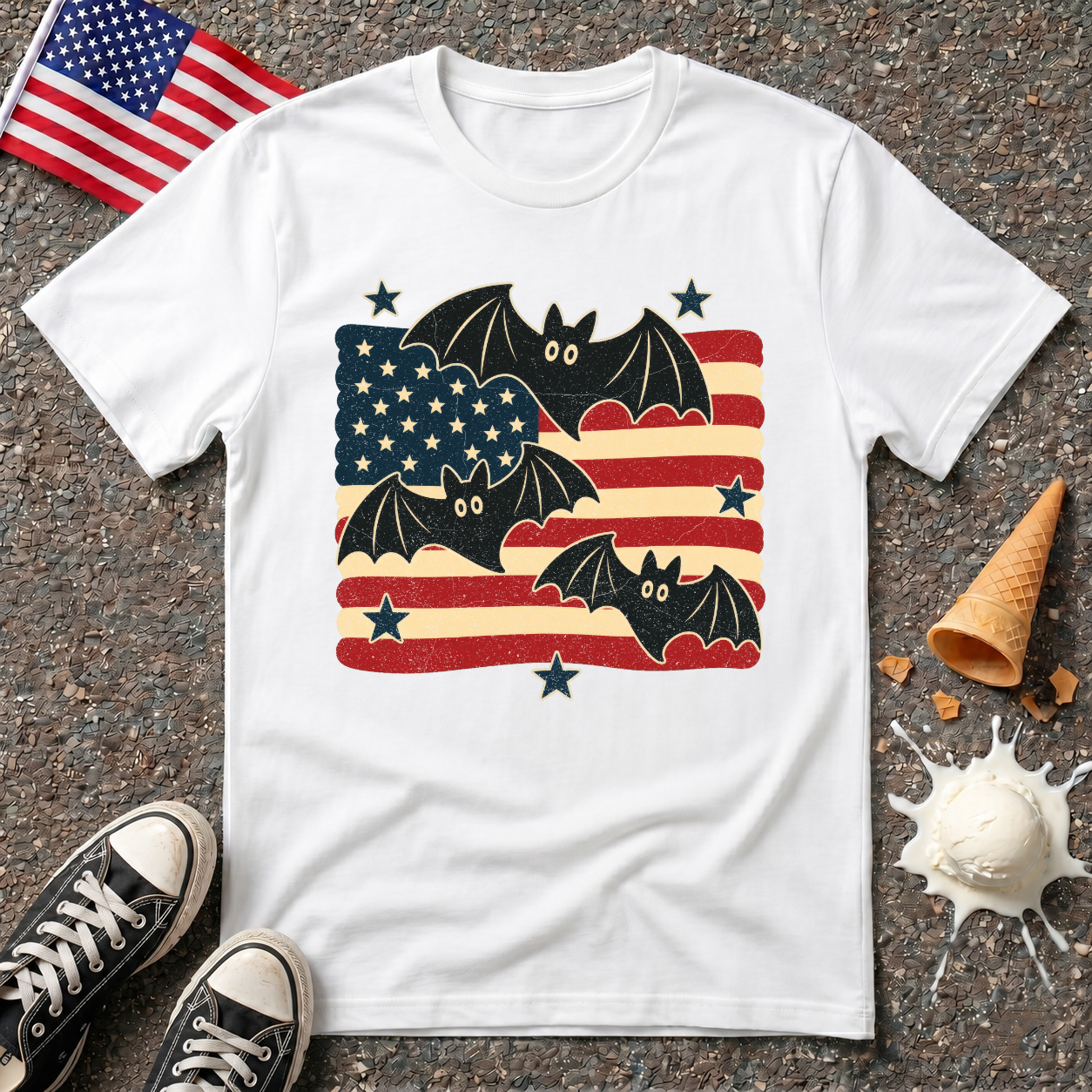 Stars & Stripes Halloween Tee