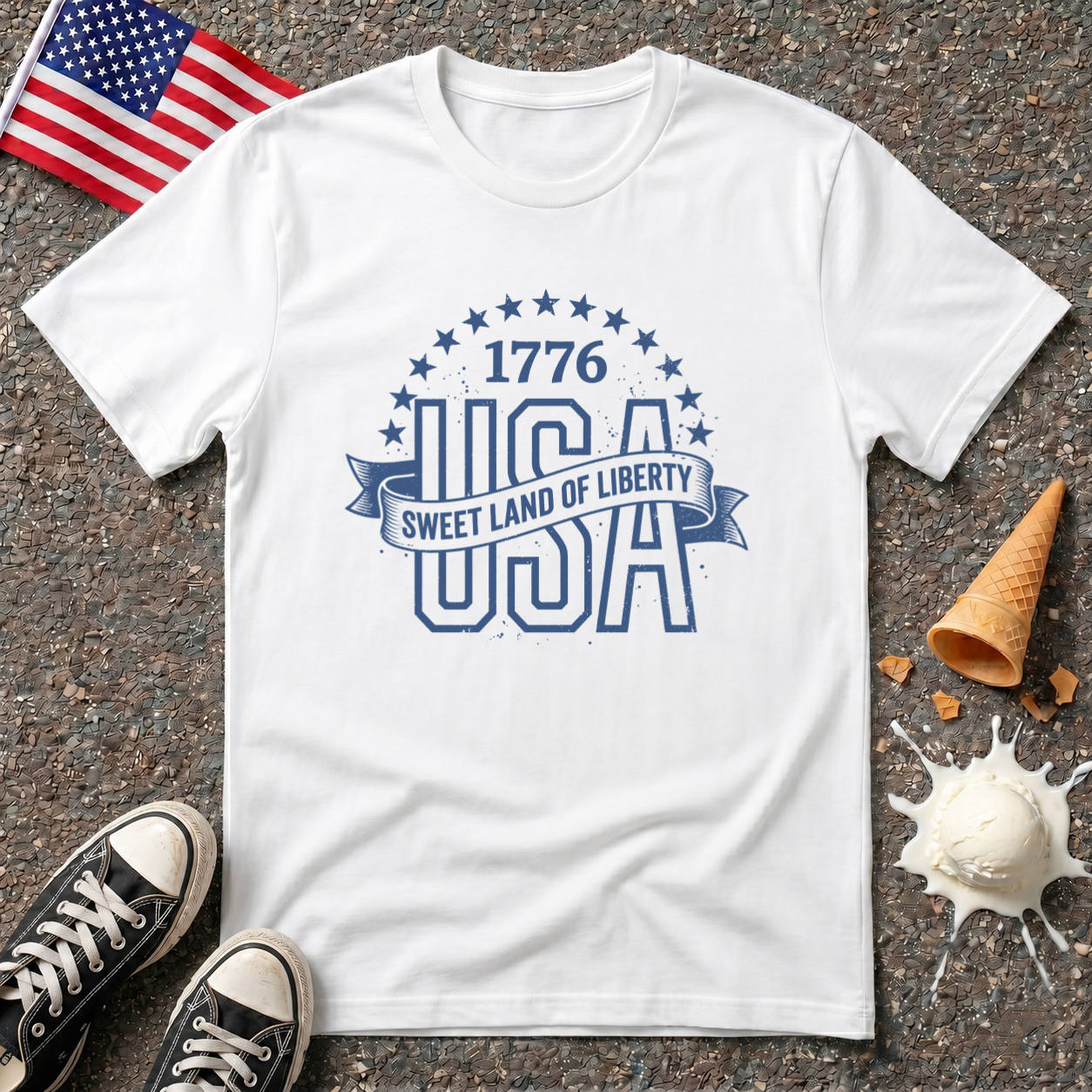 "Sweet Land of Liberty" Vintage Tee